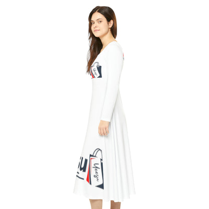Women's Long Sleeve Dance Dress