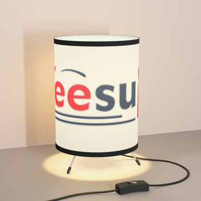 Tripod Lamp with High-Res Printed Shade, US\CA plug