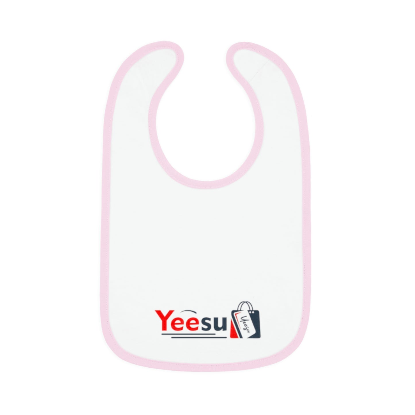 Baby Contrast Trim Jersey Bib