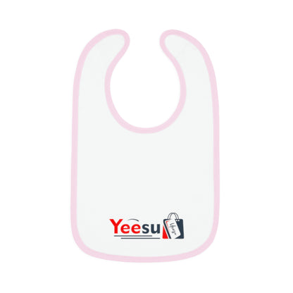 Baby Contrast Trim Jersey Bib